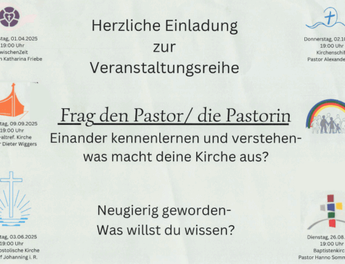 Frag den Pastor / die Pastorin